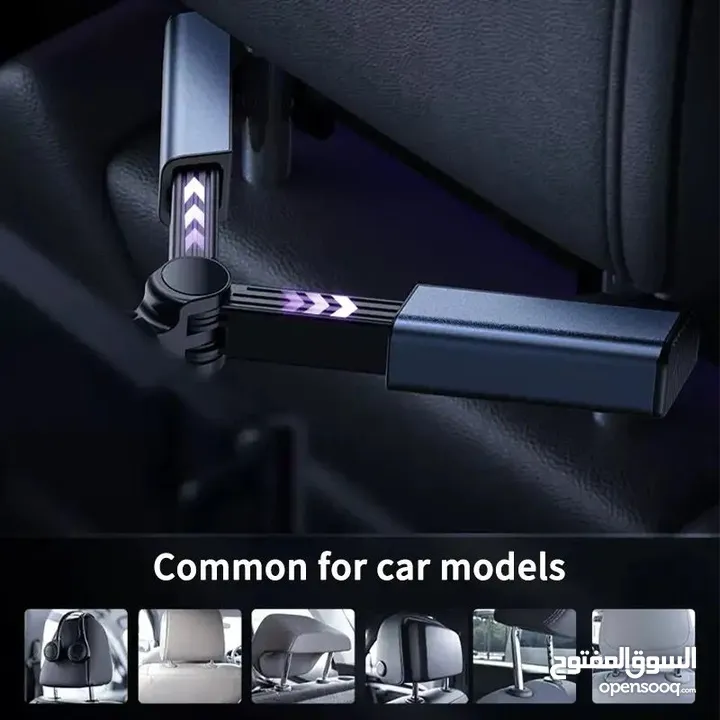 SEAMETAL Telescopic Car Phone Holder Tablet Holder Anti Shake Tablet Mount 4-12.9 inch Universal Pho