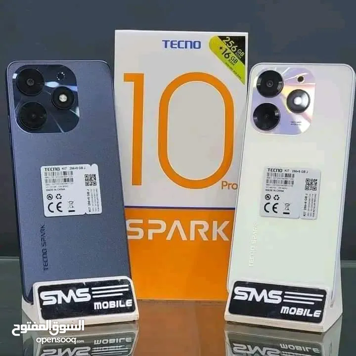 اخو الجديد بالكرتونة spark 10 pro رام 16 جيجا 256 اغراضة والكرتونه الأصلية متوفر توصيل