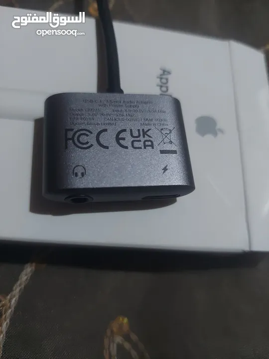 رؤوس اقلام ابل  Apple أصلية + Adapter Type C