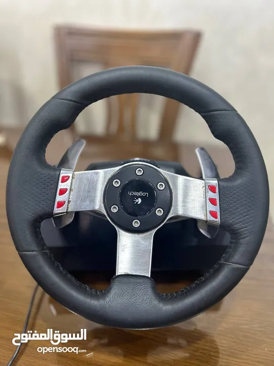 ستيرنغ لوجيتك G27 للبيع مع كامل ملحقاته (Logitech G27 Steering wheel)