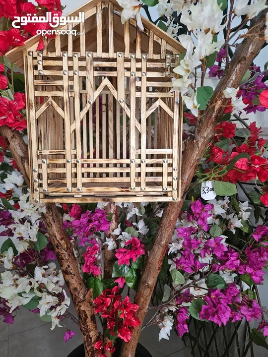 ديكورات للمنزل مصنوعة باليد من خشب طبيعي