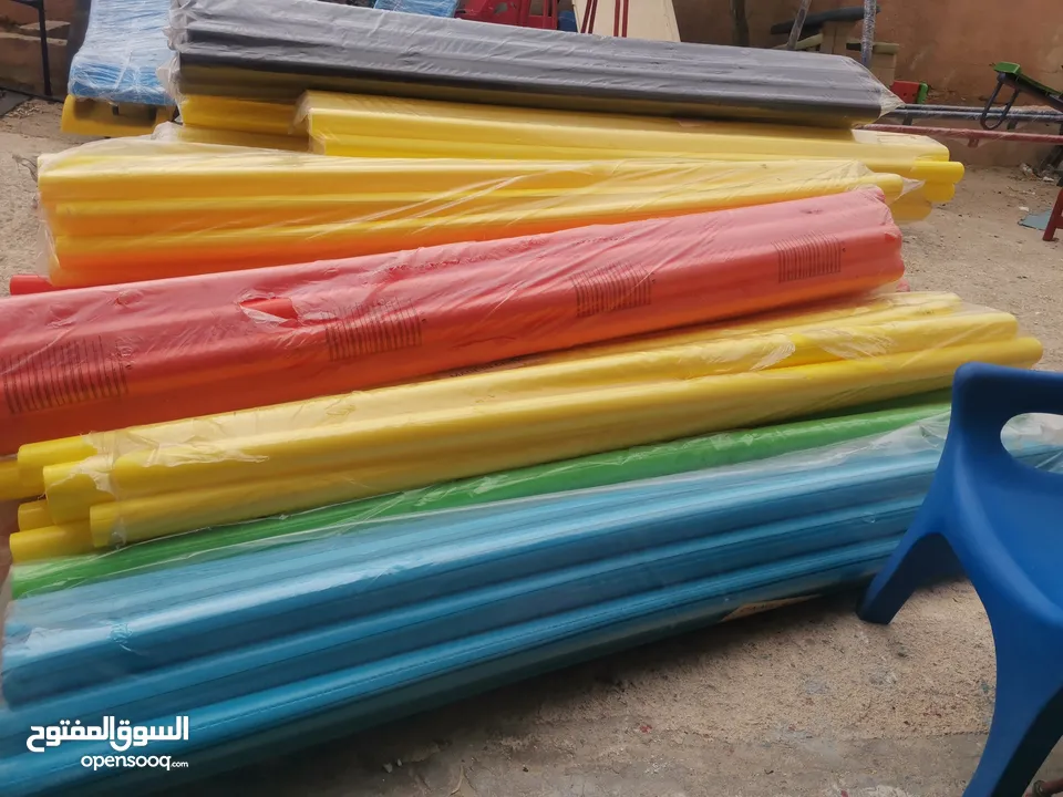 مرمى كرة قدم خماسي تفصيل مواسير حديد 2 انش مقاس 3متر في 2متر