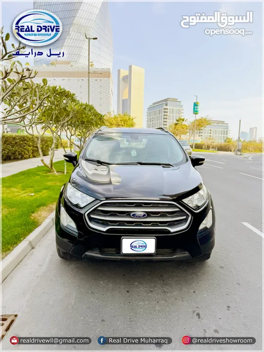 FORD ECOSPORT-2021-1.5L V4 -Black-63,000km AGENT MAINTAINED FOR SALE