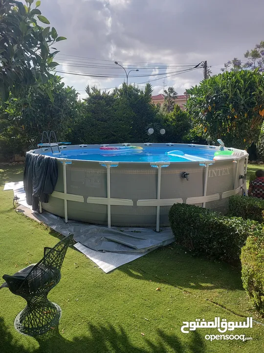 اكبر عرض وتحطيم للاسعار على مسبح انتكس INTEX SWIMMING Pool  بققطر 610سم وعمق رهيب 132سم