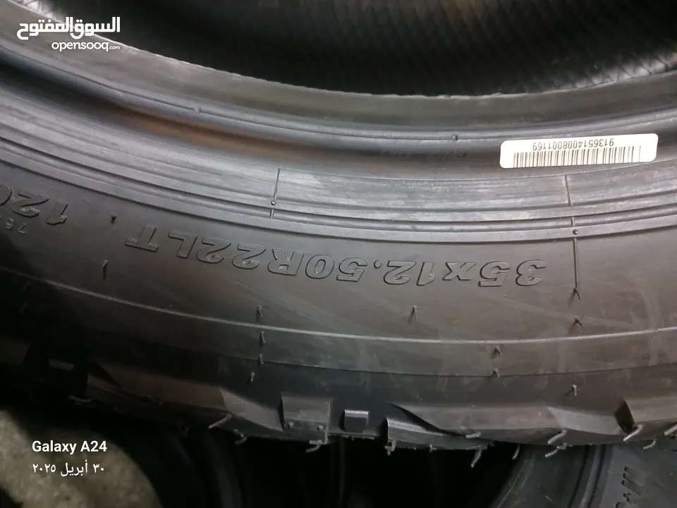 القياس 22 12.5×35 إطار غني عن التعريف كيندا تايون امتياز أمريكي دبل قومه دبل ستيل نسبت المطاط 100بل1
