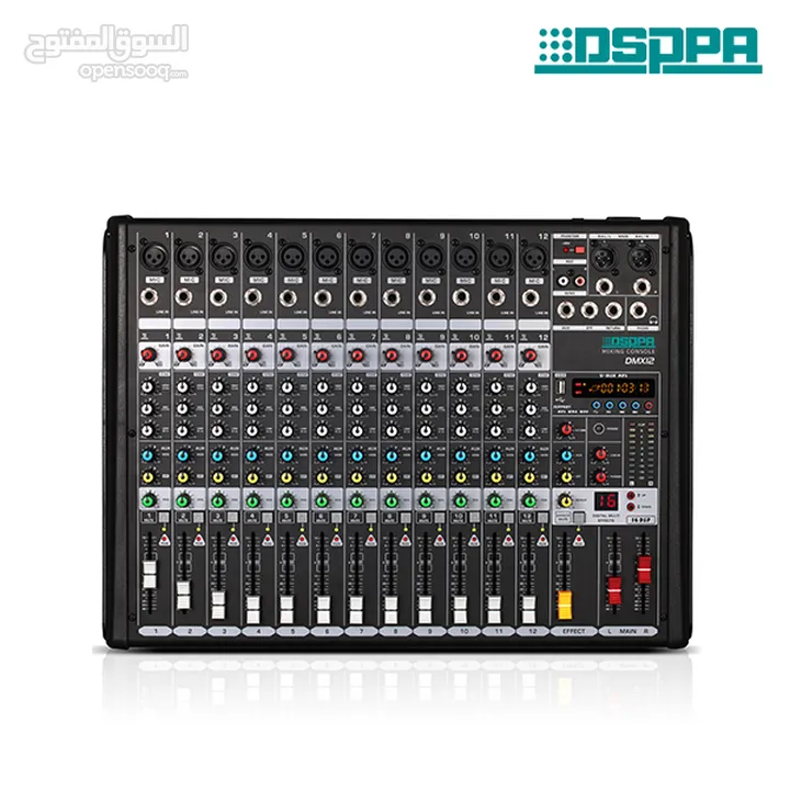 مكسر صوت DMX08-Channel Audio Mixer من شركة داسبا جملة ومفرق