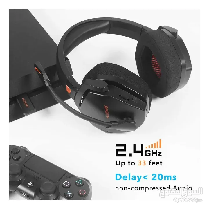 NUBWO G06 Wireless Gaming Headset سماعات وايرليس تعمل على كل الأجهزة وايرليس