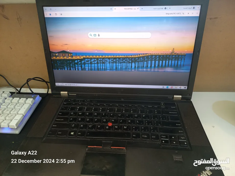 لابتوب t530 للبيع بسعر 100 الف