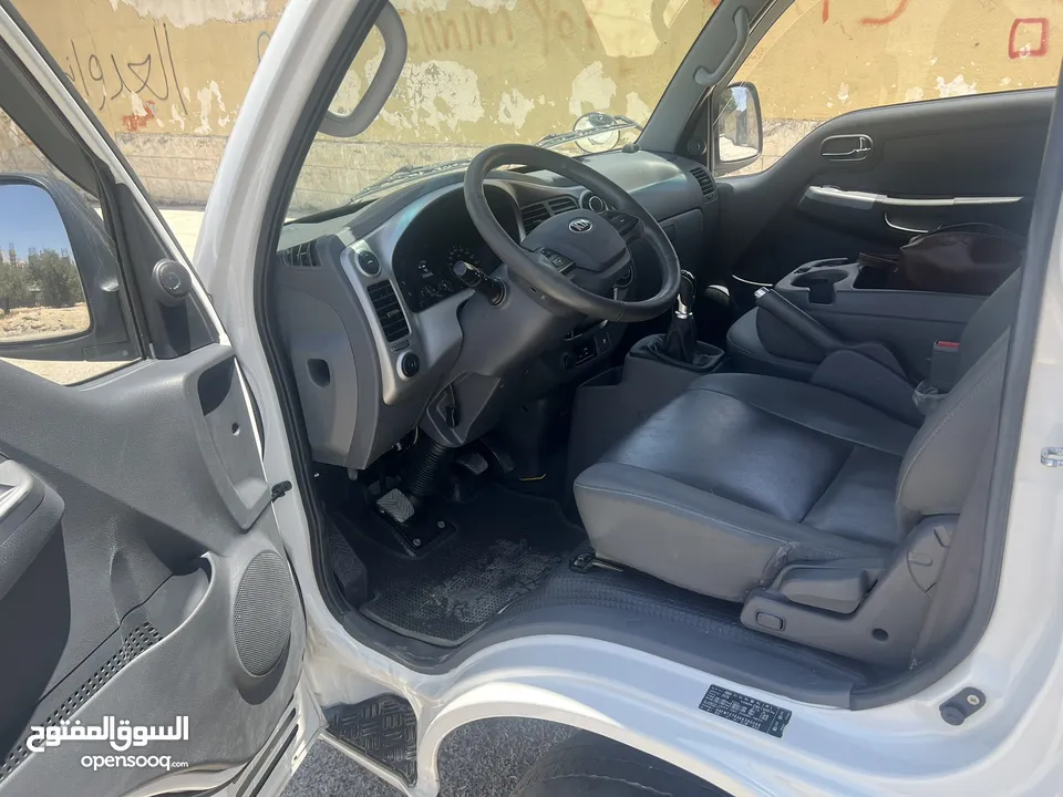 كيا بنجو موديل 2019  ثلاجة تجميد فحل كبينه وربع  فحص كامل جمرك جديد