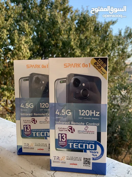 شبيه الايفون تكنو سبارك g1 128 جيجا الرام 4GB+4GB كفالة 13 شهر على الجهاز طبعا جديد مع مرفقاته