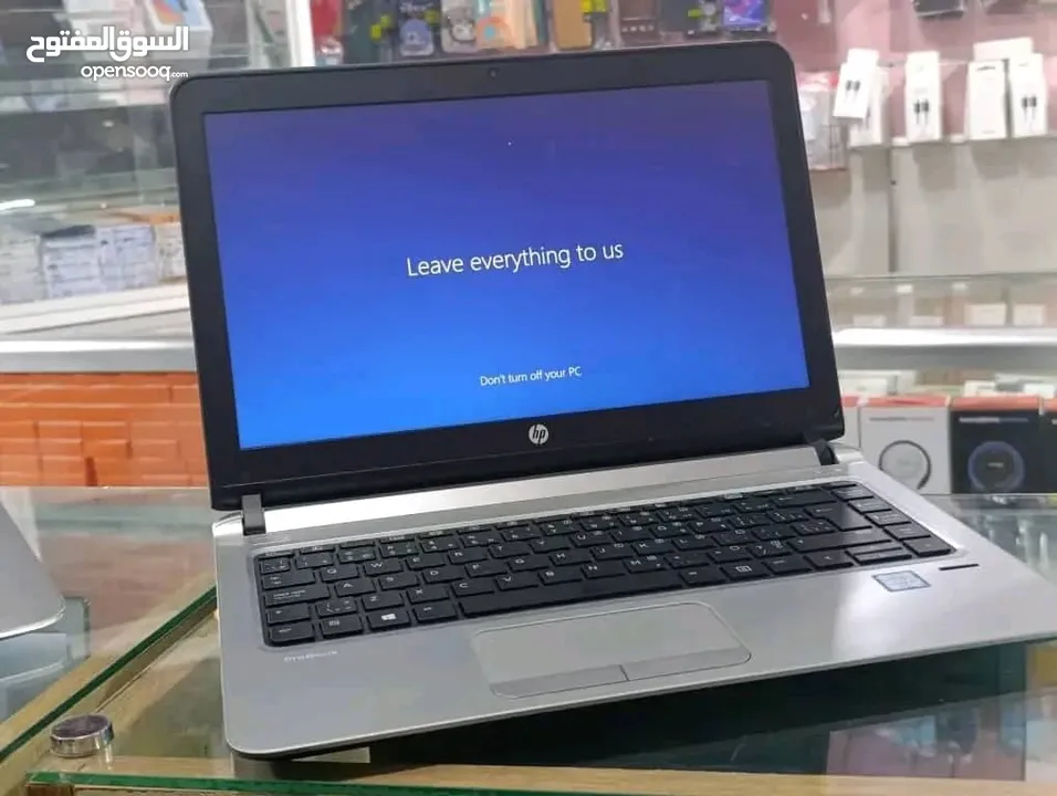 جهاز لابتوب من شركه hp proBookG3 الحيل السادس برام 8 وهارديسك 256