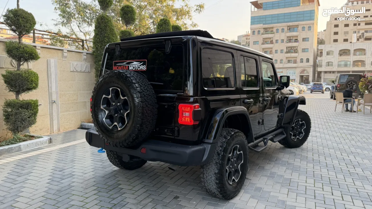 جيب رابيكون ترخيص 2022 محرك 2000 هايبرد plugin/يقطع على الشحنه 30 كيلو 375 حصان