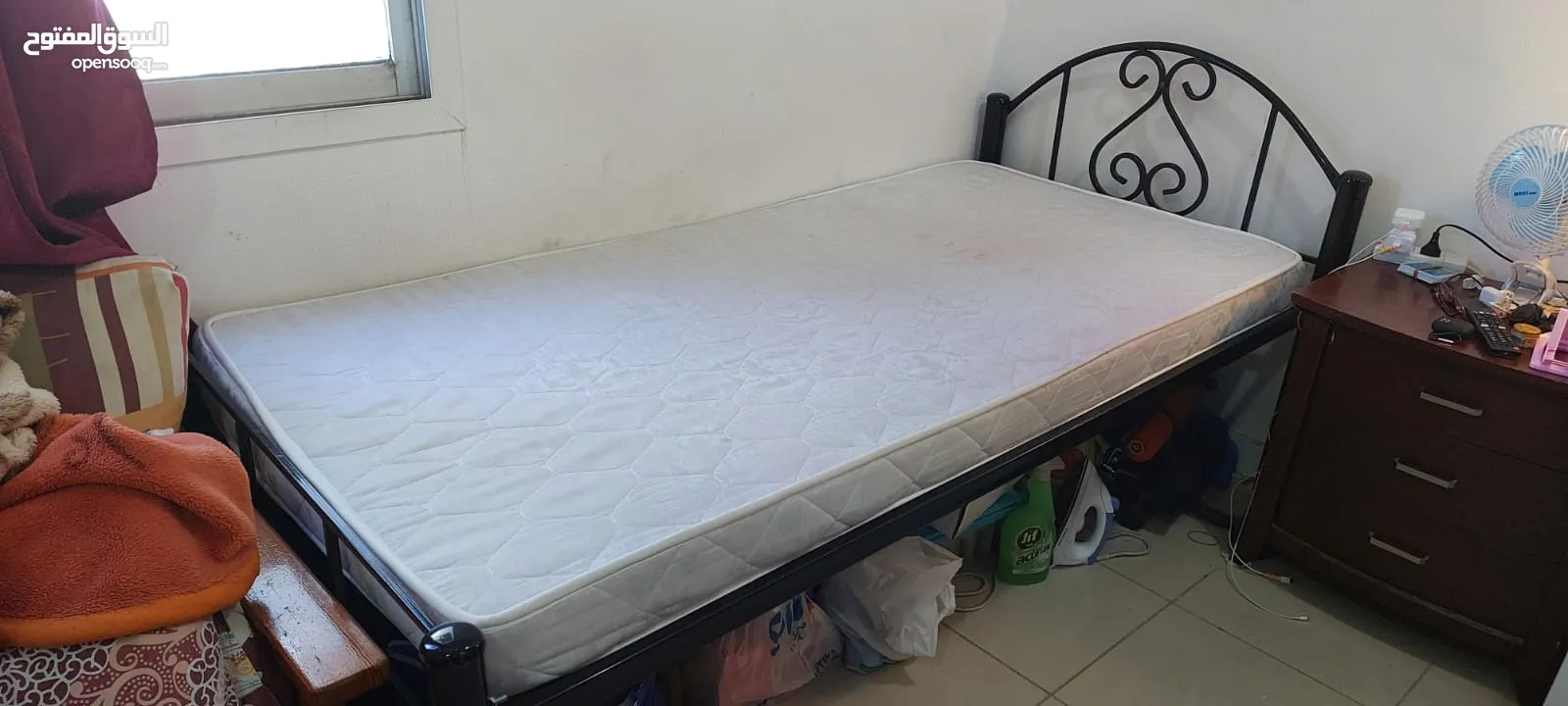 urgent sell for sofa set & single bed with mattress at throw away price