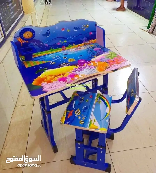 مكاتب أطفال الروضة – متعة الدراسة واللعب في مكان واحد تصميم عملي ومريح للأطفال