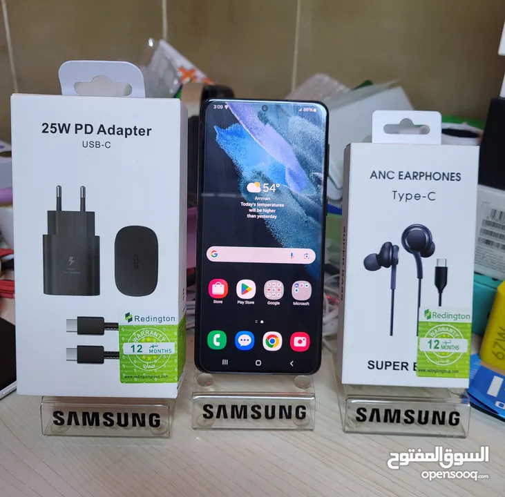 مشغل ايام Samsung S21plas 5G رام 16 جيجا 128 امريكي متوفر عربي هدية كفر ولزقه وشاحن الاصلي و توصيل