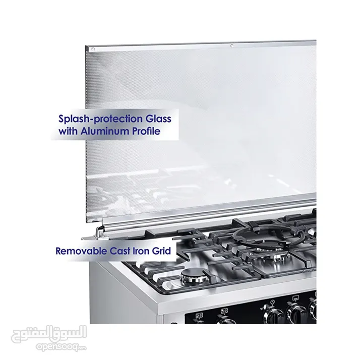 Super General 90X60 5 Burner Cooking Range - 1 Year Warranty