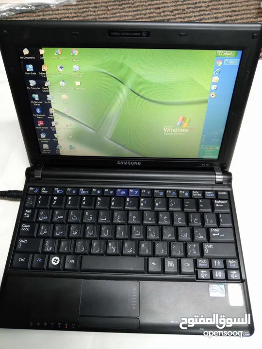 لابتوب سامسونج ميني N110  جهاز صغير وخفيف سهل الاستخدام  منافذusb بحاله الوكاله