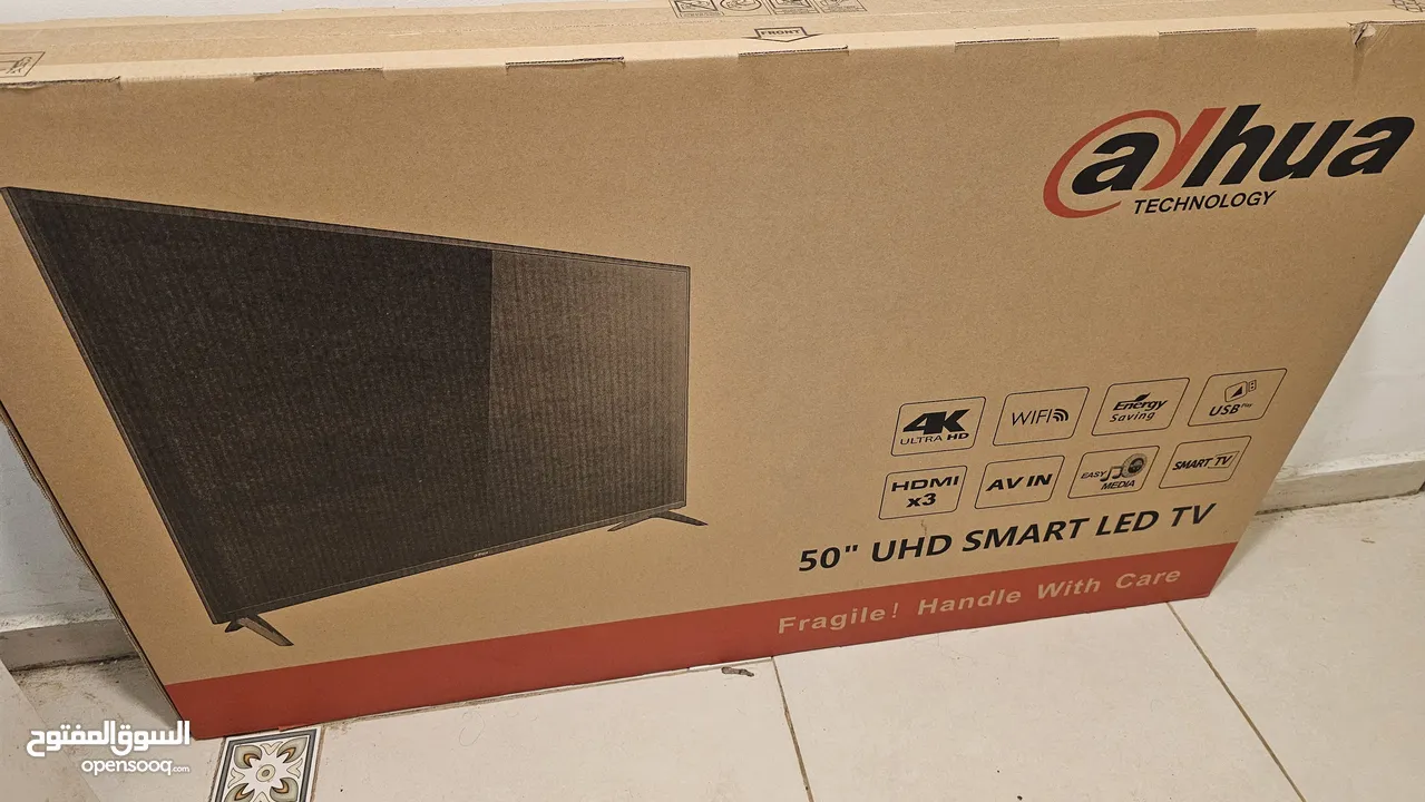 تلفزيون اندرويد سمارت حجم 50 بوصة دقة وضوح 4k