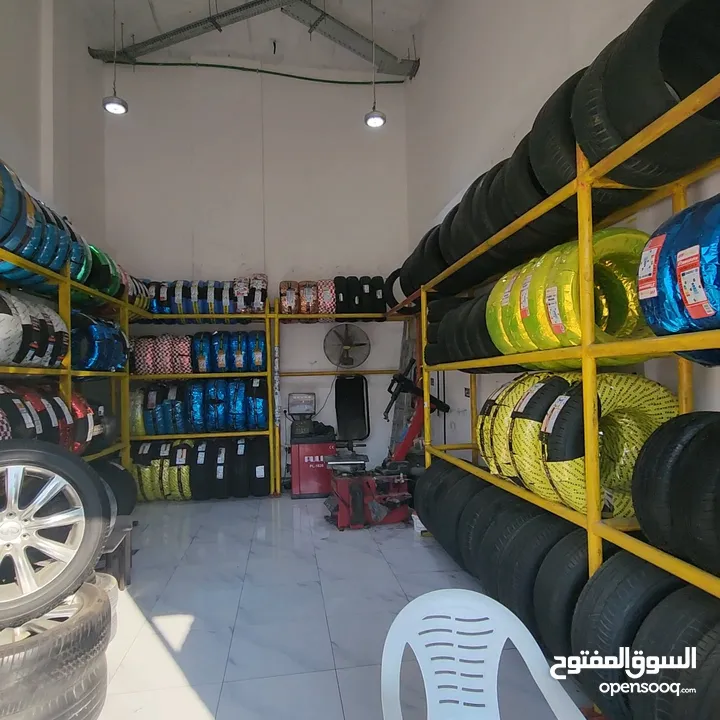 Change tires and oil  car wash