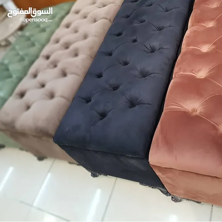 بفات الترند صندوق فتح وتسكير لإستخدامات عديدة الجلوس والديكور والتخزين بالحجمين كبير وصغير