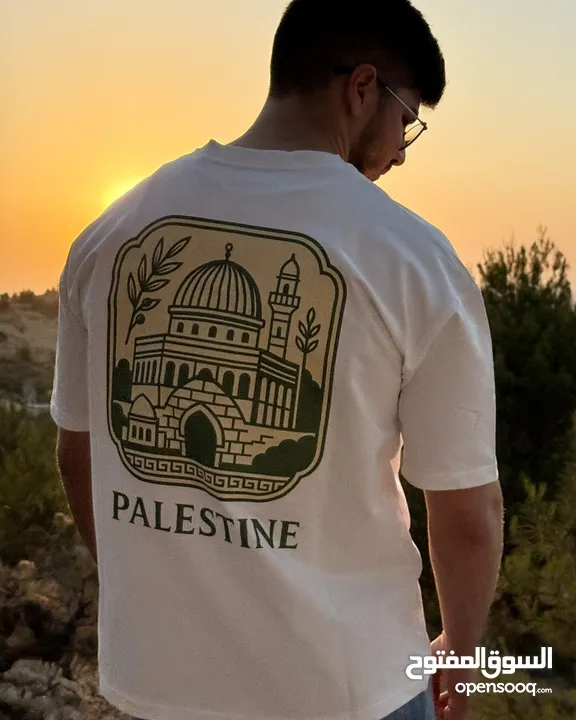 تيشيرت مميز للشباب والصبايا بطابع وتصميم فلسطيني 100‎%‎ انت بس عليك تقول شو في بالك وما عليك