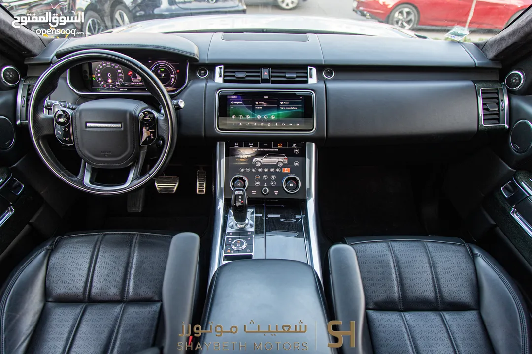 Range Rover Sport P400e Hse 2021 Black package     يمكن التمويل