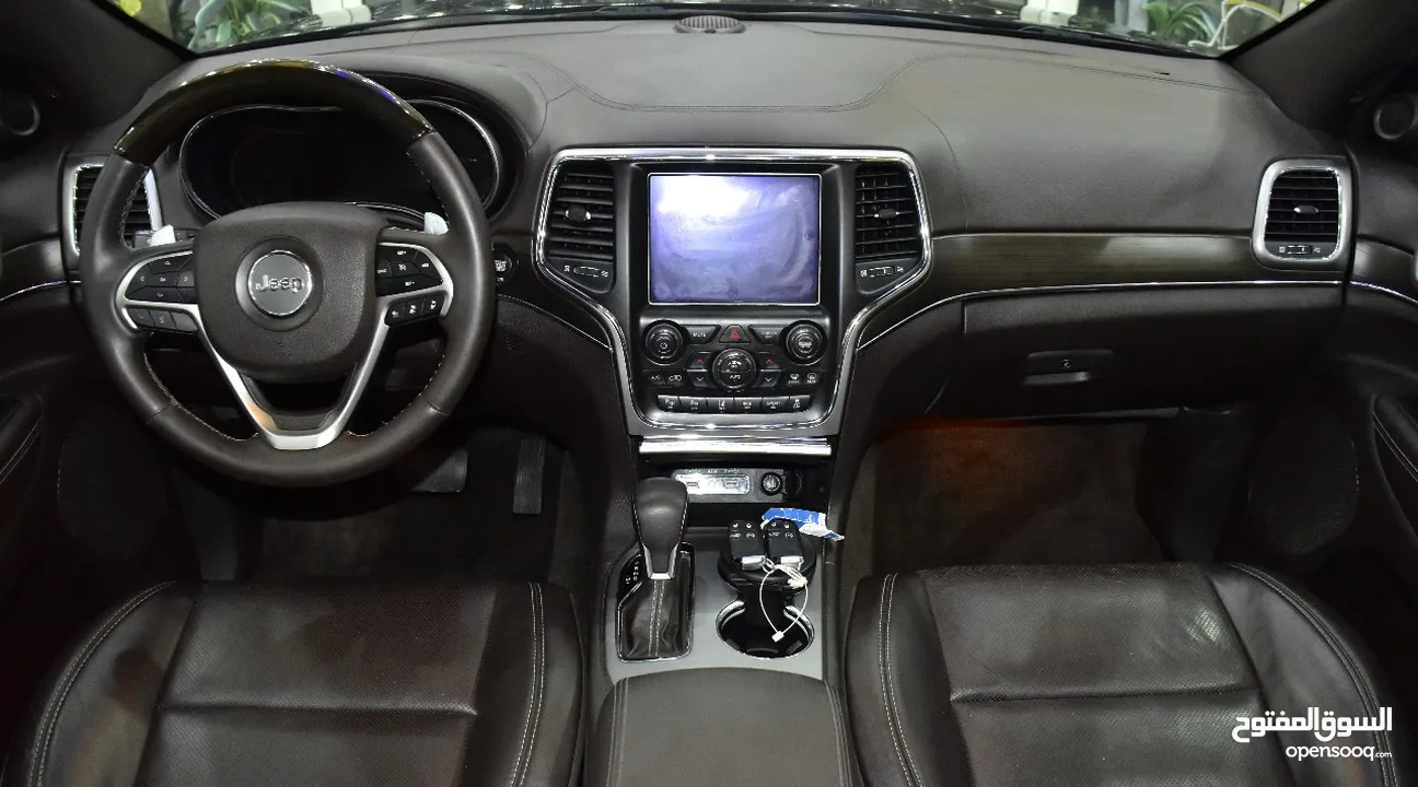 Jeep Grand Cherokee Overland 4x4 ( 2018 Model ) in Black Color GCC Specs