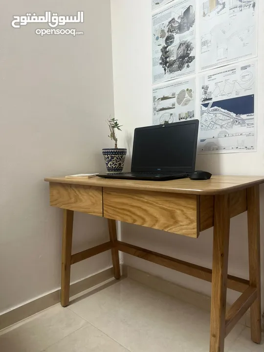 مكتب (100*60) خشب مع جارورين