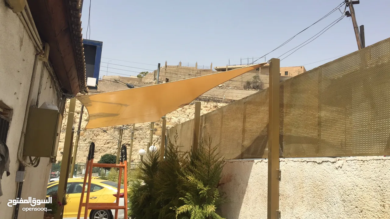 اشرعة _ مظلات _ شوادر _ شماسي _ حدادة عامة _ مضلات مقاولات عامه