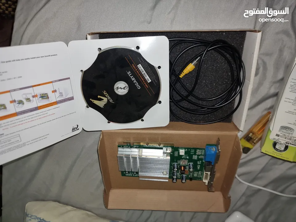 DDR Geforce FX 5500 265MB كرت شاشة قديم ونادر – GeForce FX 5500 (جديد، أنتيكا)"