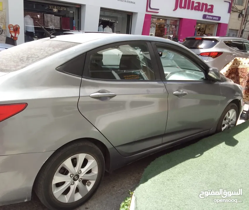 هونداي اكسنت 2016 ترخيص .. لون رصاصي بجنن في رام الله فقط 43 الف كااش