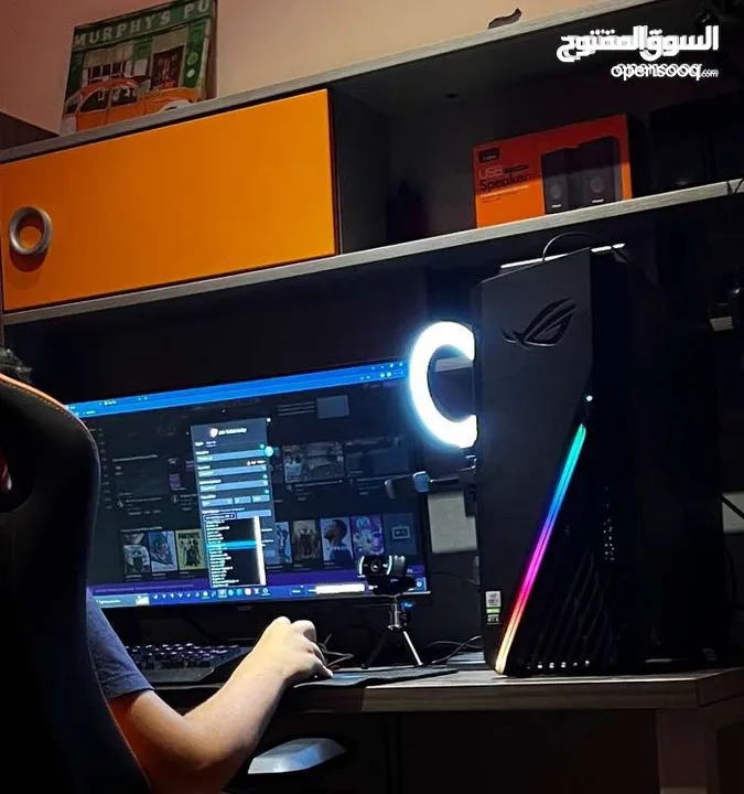 جهاز كمبيوتر جيمنج بحالة شبه جديد