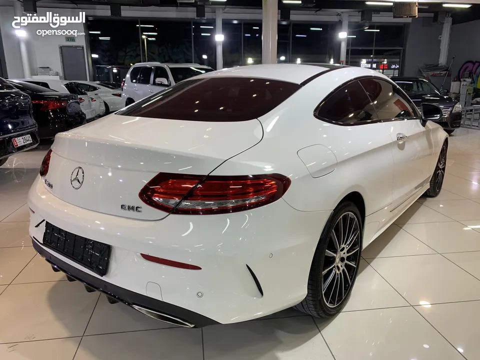 مرسيدس C300 Coupe  موديل 2017 خليجي فل اوبشن بحاله ممتازه