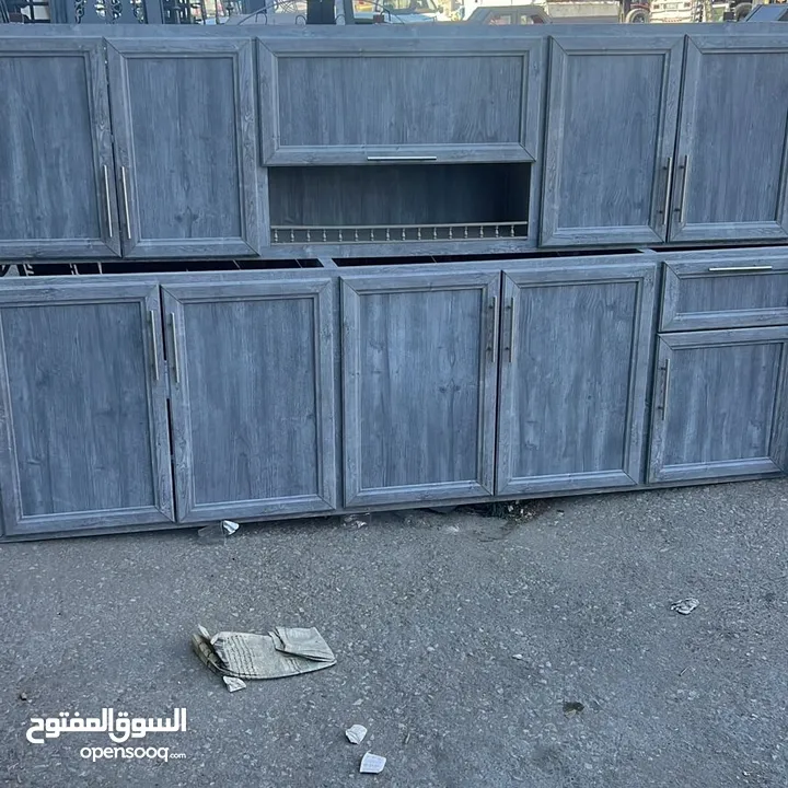 مطابخ المنيوم تفصيل شغل ممتاز كامل مكمل واصل راكب
