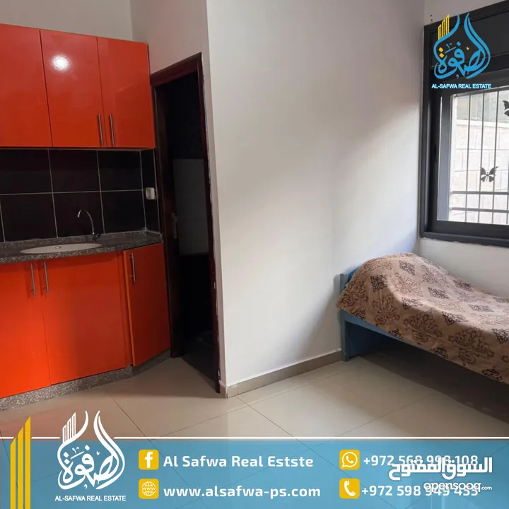 شقه مكونه من غرفتين يوجد بكل غرفه مطبخ وحمام مميزه ممكن شباب 2 موظفين او صبايا