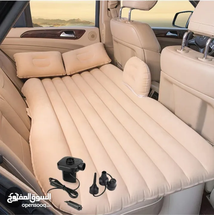 سرير السيارة للمقعد الخلفي القابل للنفخ  منتج جميل لعشاق السفر