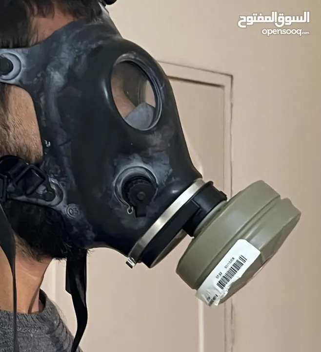 أقنعة غاز جديده بالكرتونه كمامه