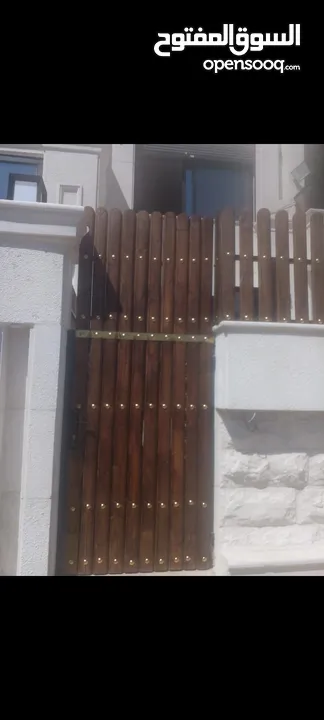 تركيب سياج خشب .