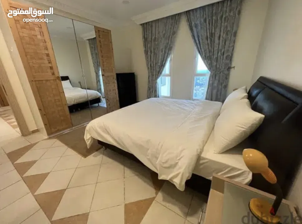 Salmiya - Sea View Spacious Furnished 1 BR with Balcony