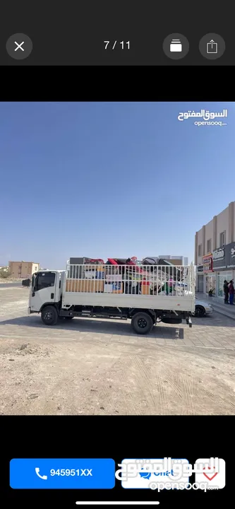 نقل عام اثاث وفك وكيبب نجار عمل  تحول  بيت سيارا 3ton7ton10ton pickup