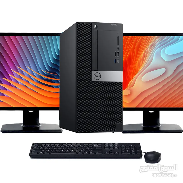 Dell OptiPlex 3060 Micro & 22′′ Monitor Intel i5 Gen 8 Six Core 2.1GHz 16GB  RAM 512GB M.2 SSD Win 1