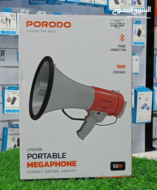 PORODO PORTABLE MEGAPHONE LFS098