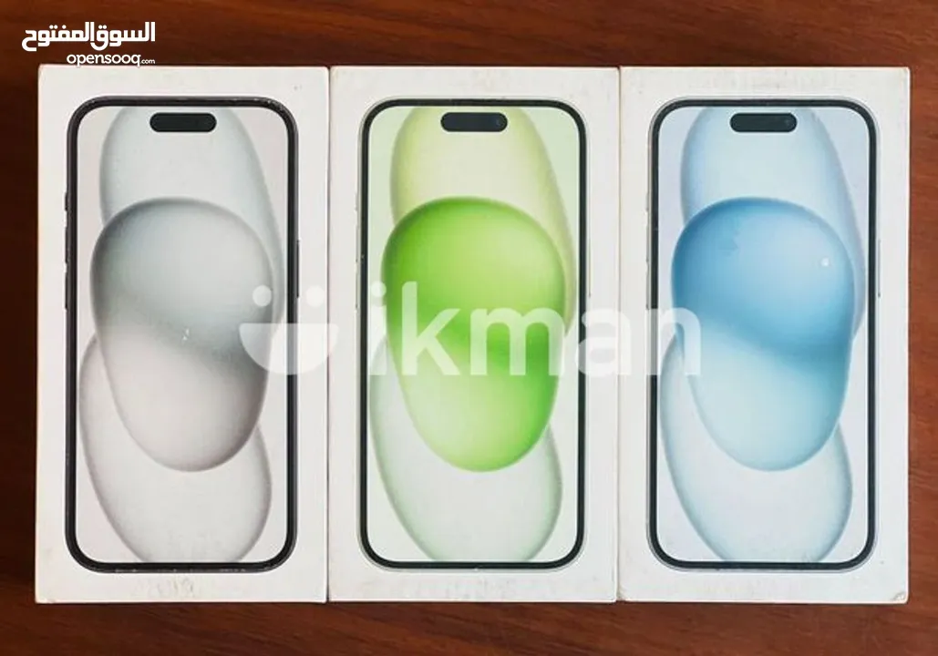 IPHONE 15 128GB جديد كفالة لمدة عام حميع الأوان متوفرة