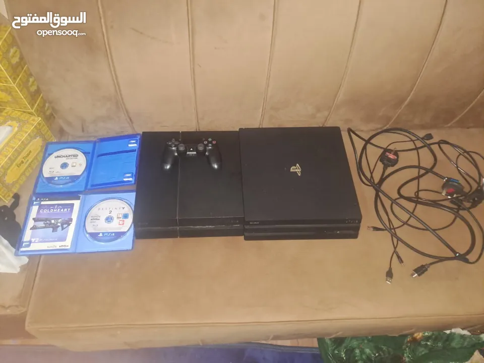 سوني 4 pro و Ps4 العادي