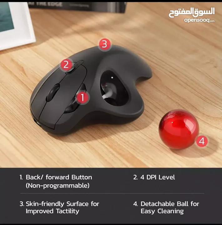 nulea m 512 wireless trackball mouse