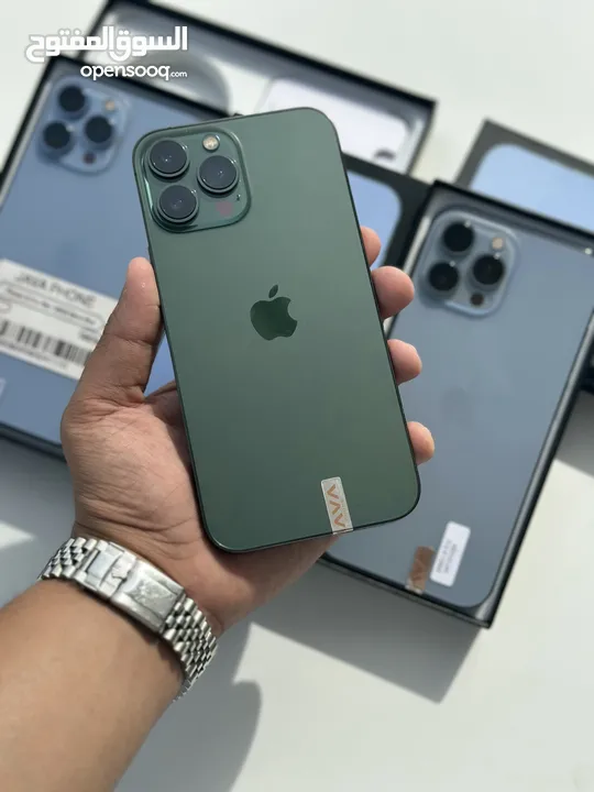 أقوى عرض  : iPhone 13pro max 256gb هواتف بحالة الوكالة بدون اي شموخ أو مشاكل و بأقل سعر