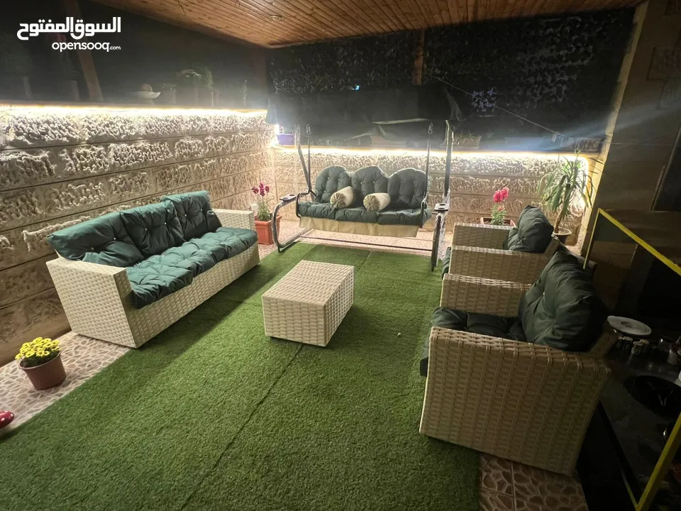طقم راتان 5 مقاعد