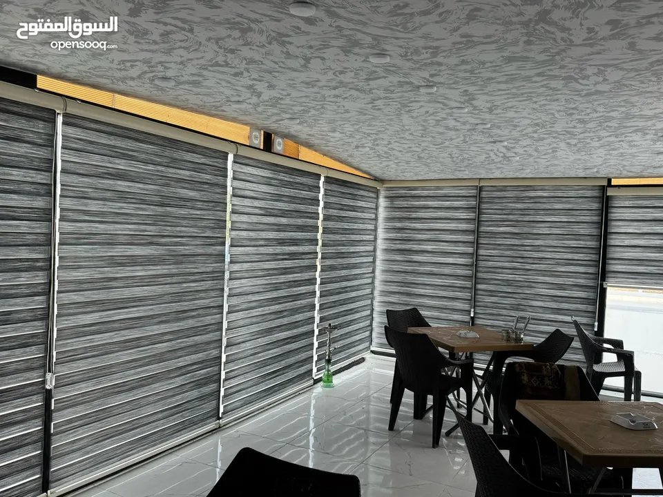 تفصيل وتركيب ستائر لنن تركية بموديلات جديدة  وجميع انواع الستائر (زيبرا رول عامودي و معدنية)