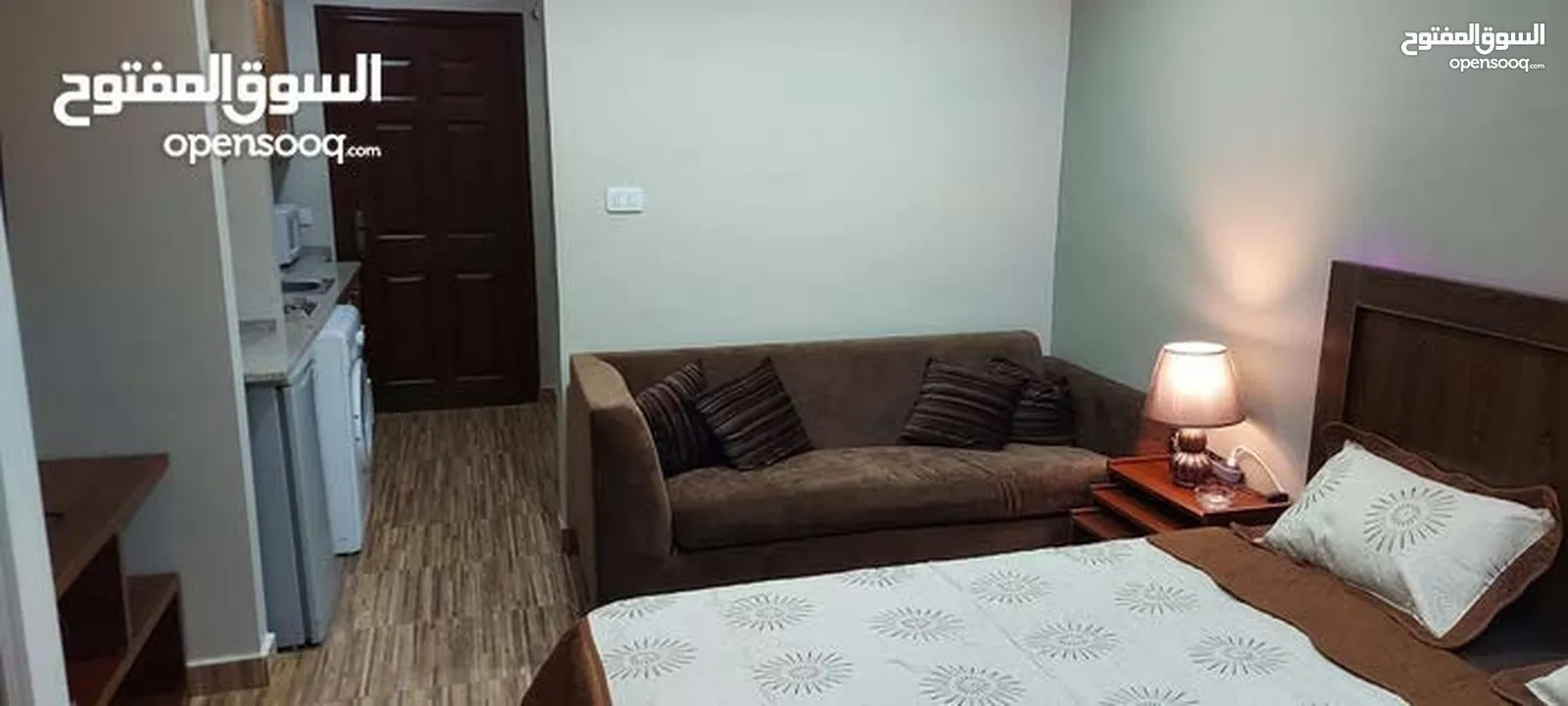 ستوديو مفروش بالكامل للايجار الشهري  Fully furnished studio for monthly rent