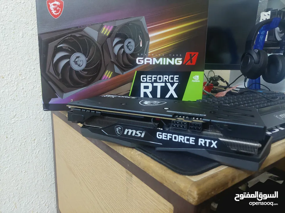 كرت RTX 3060 12g جديد استعمال سنة ونص فقط وغير مفتوح ابدا